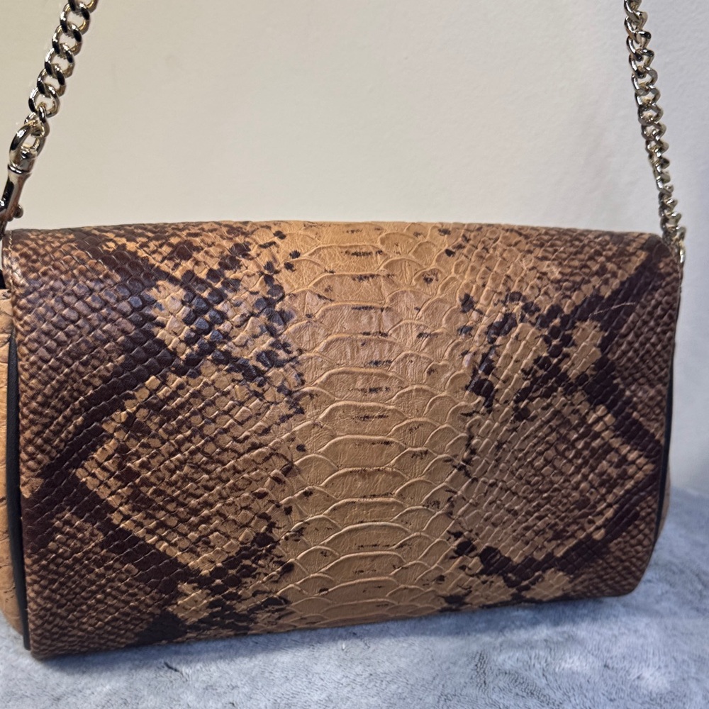 Coach Mini Ruby Python Embossed Leather Crossbody… - image 6